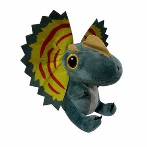 Jurassic Park Dilophosaurus Plush Green Dinosaur Stuffed Animal Toy Factory 8”